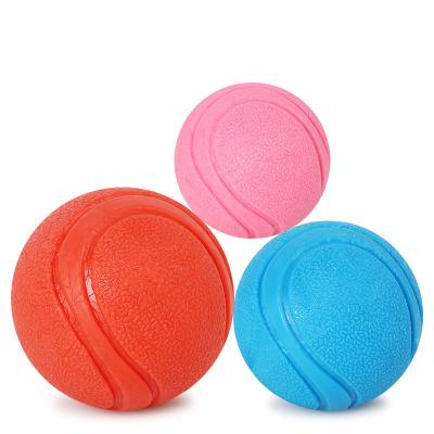 China Viable Rubber Model Ball Pet Toy Ball Chew Game Solid Elastic Bite Toy for sale