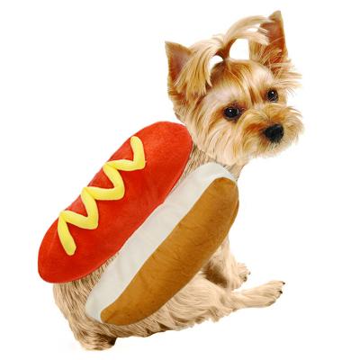 China Best Viable Selling Hot Chinese Products Of Pet Halloween Costumes, Funny Hot Dog Halloween Outfit For Dog for sale