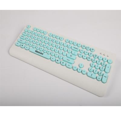 China Punk Palm Rest Key Top Keyboard With Big Wrist Rest for sale