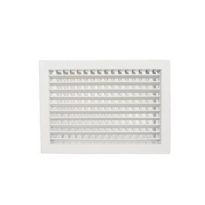 China Contemporary HVAC System Wall Mounting Double Deflection Return Aluminum Air Grilles With Adjustable Blades for sale