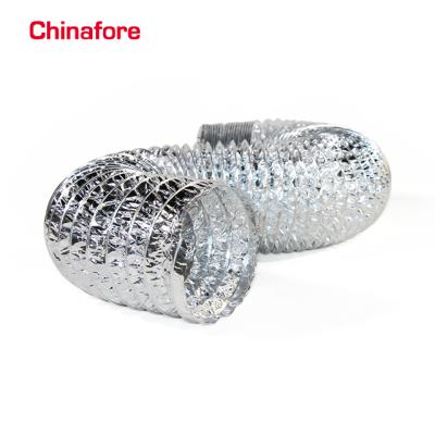 China Single Layer Insulated Aluminum Flexible Duct Modern Insulated Air Stack Aluminum Flexible Duct for sale