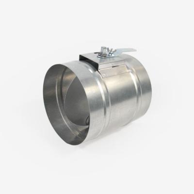 China Contemporary HVAC Galvanized Steel Round Air Duct Manual Volume Control Regulating Damper for sale