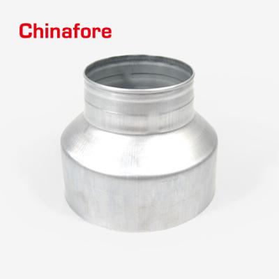 China Industrial HVAC Galvanized Round Pipe Fittings Conduit Reducer for sale