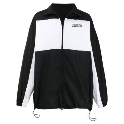 China Reversible original used summer reflective nylon wholesale color change branded reversible jacket anorak for sale