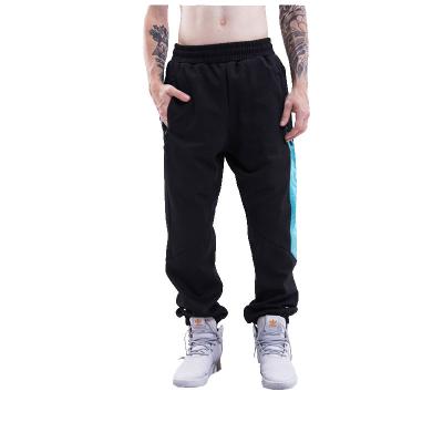 China Hot Selling Design Mens Anti-Wrinkle Solid Color Track Pants Custom Logo Wide Elastic Waistband Zipper Pocket Joggers Sweatpants for sale