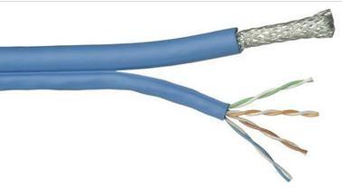 China 4 Pair CAT5E Lan Cable , RG6QUAD with 24AWG UTP CAT5E Cable For computer network for sale