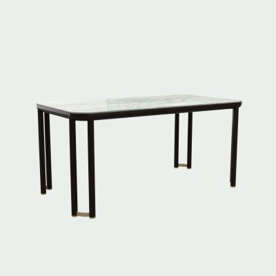 China (Other) adjustable minimalist scandinavian luxury marble resonant resonant table villa room dining table meeting table and chair office desk for sale