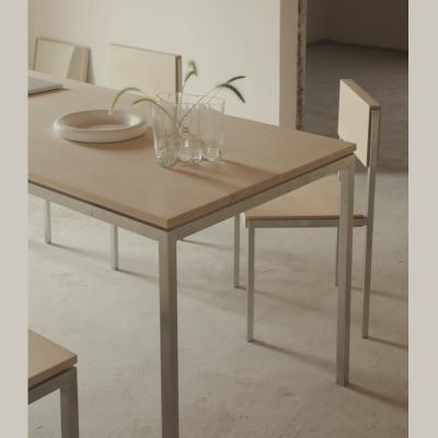 China Nordic simple modern Japanese solid wood dining table desk home studio computer desk minimalist original design for sale