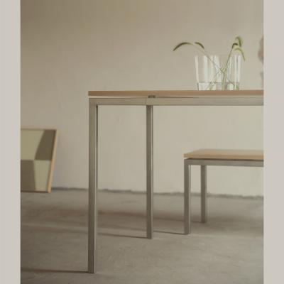 China Nordic simple modern Japanese solid wood dining table desk home studio computer desk Japanese style minimalist original design for sale