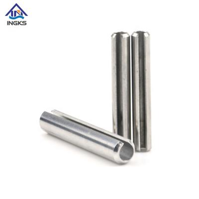 China DIN1481 304 Stainless Steel 304 Steel Slotted Spring Pin Coil Tension Pins 1.5~20mm for sale