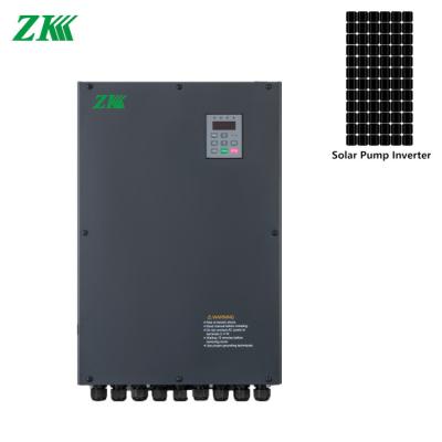 China 3 Phase 22kw 30hp MPPT VFD Solar Pump Inverter Solar DC Grid AC Input zu verkaufen