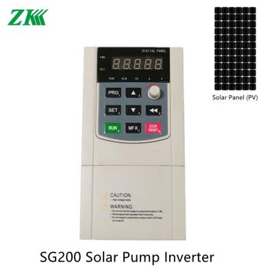 China SG200 0.75kw aan Zonne de Pompomschakelaar van 5.5kw MPPT VFD voor AC Pompencontrole Te koop