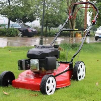 China Hot Sale 4-Stroke Gasoline Lawn Mower Hand Push Brush Cutters Hand Push Gasoline Rear Lawn Mower for sale