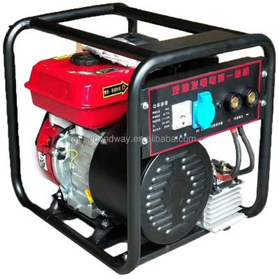 China Small Generator Supply Lowest Price 160A 300A Gasolinel Silent Electric Power Welder Generator Single Phase Gasoline Generator For Sale for sale