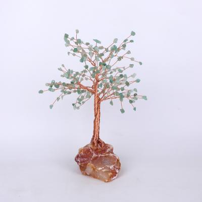 China Natural Crystal StoneTree Primitive Gemstone Bonsai Mateiral Production Crystal Gemstone Money Tree Life Exquisite for Decoration Ornament for sale