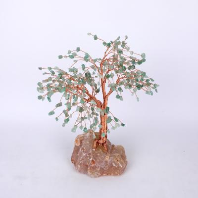 China Natural Mateiral Energy Feng Shui Natural Gemstone Money Tree for Good Luck, Rich Fortune Wealth Health Prosperity Tree for Business Gift for sale