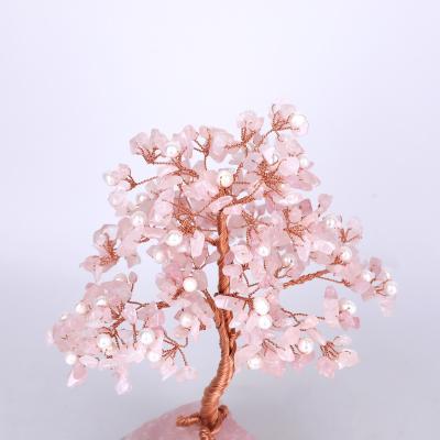 China Christmas 2022 China Crystal Crafts Natural Gemstone Tree popular for desktop decorative for sale