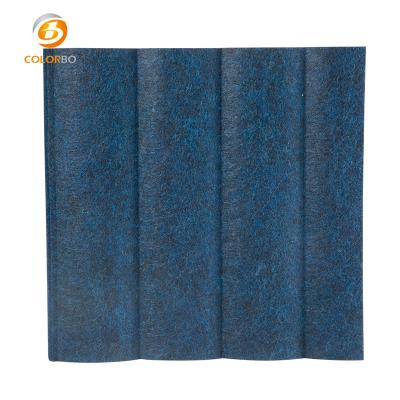 China Highly Efficient Decorative Sound Absorption Polyester Fiber Acoustic 3D Wall Panel for sale