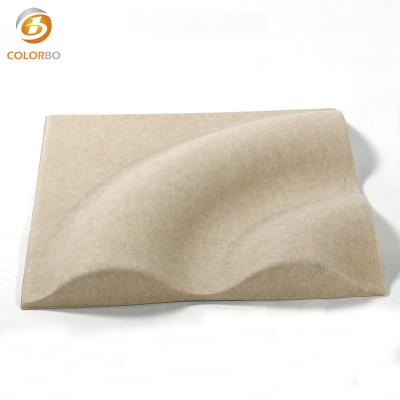 China Eco-friendly Decorative Soundproof Modern PET Acoustic Panels Polyester 3D Acoustic Panel for sale