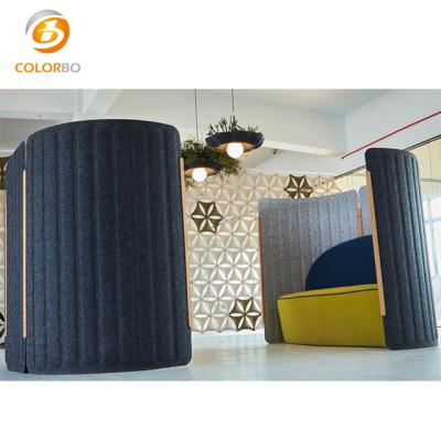 China New Modern Material Fireproof Acoustic100% Polyester Fiber Partition Screen for sale