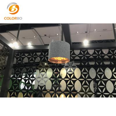 China Fashion modern hot sale trend creative PET polyester fiber sound absorbing lampshade for sale