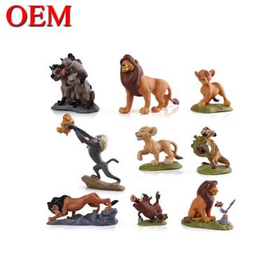 China Custom Model Simba Small Lion King 2020 OEM PVC Child Toys Animation Cartoon Figure for sale