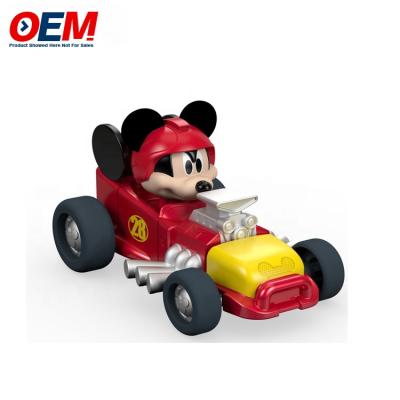 China Cartoon Toy Customize Small PVC Disny Car Toy OEM Cartoon Action Number Car for sale