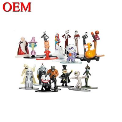 China PVC Customized Christmas Cake Topper Set Oem Birthday Party Cupcake Shaker Heads Toy Doll Set for sale