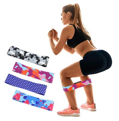 China Hot Selling High Elasticity Hip Exercise Bands Elastic Circle Strength Band Power Exercise Resistance Band for sale