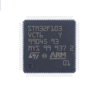 China New and original integrated circuit electronic components BOM IC standard chips LQFP100 STM32F103VCT6 for sale