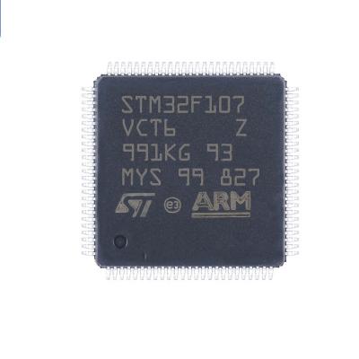 China New and original integrated circuit electronic components BOM IC standard chips LQFP100 STM32F107VCT6 for sale