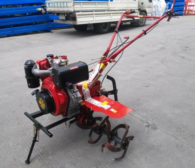 China Farms agriculture power tiller diesel tiller10HP WG1350 with 500-12wheel for sale