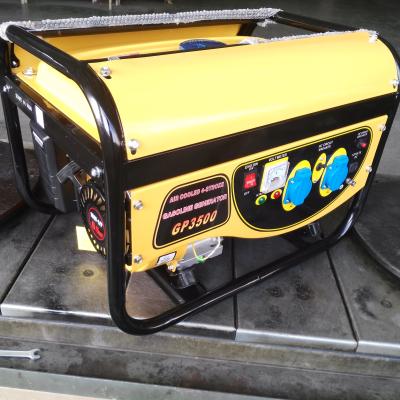 China home use portable generator, gasoline generator, gasoline generator price 6KW 25L for sale