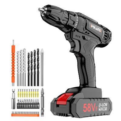 China Power Drill Machine Cordless Drill Set With Battery Powertools Electric Impact Drills With Charger DRBH301-1 for sale