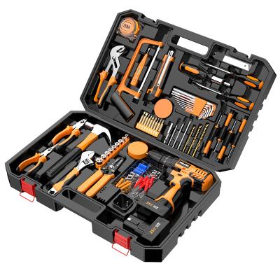 China Household Tool Kit Power Tool Set Home Tool Combination Daily Repairing Tool Set 12V/16.8V/25V Cordless Drill Set for sale