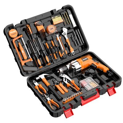 China Repairing Tools Home Multifunctional Professional Mechanic Hand Tools Kit Tool Sets Box Package Drill Machine for sale