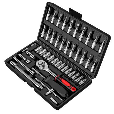 China Auto Repair Tools Quality Guaranteed Suitable Price 46 Pieces Mechanical Tool Kit Small Box For Auto Repair for sale