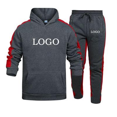 China Viable Hot Sale Customized Polyester Pure Fashion Loose Cotton Casual Hooded Men's Sports Suit for sale