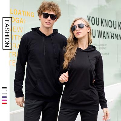 China Factory Direct Sale QUICK DRY Couple Tracksuits Color Fashion Hoodie Casual Simple Gear Hoodie Plus Size Pullover for sale