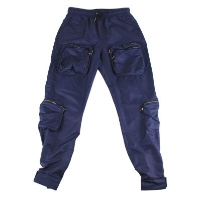 China New Customized Antibacterial Multi-pocket Zipper Tooling Autumn And Winter Men's Polyester Casual Long Pants for sale