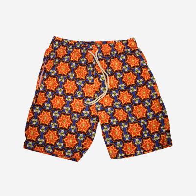 China Anti-wrinkle Men Fashion Swim Trunks Plus Size Summer Beach Shorts Pants Men Colorful Printed Drawstring Swimming Trunks Surf Shorts for sale