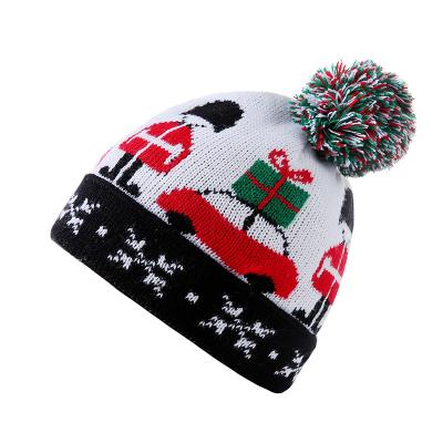 China breathable & Santa Snowman Reindeer Christmas Hat Waterproof Knitted Adult Kids Party Hat Decor for sale