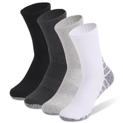 China Wholesale QUICK DRY Mens Thick Cotton Towels Base Custom Logo Sports Socks Running Climbing Socks for sale