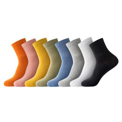 China Wholesale Custom QUICK DRY All Pure Color Gray Business Socks White Black Cotton for sale