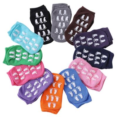 China Non-slip Rubber Socks Toddler Baby Yoga Socks Floor Trampoline Sports Kids Socks for sale