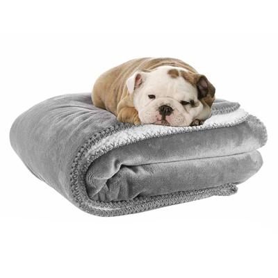 China Waterproof Pet Blanket Travel Blanket Dog Fleece Dog Cat Blanket for sale