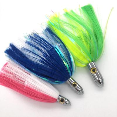 China Saltwater Brass Metal Fishing Tackle Lure With Hair Islander Fishing Tackle Nylon Factory Wholesale Lures for sale