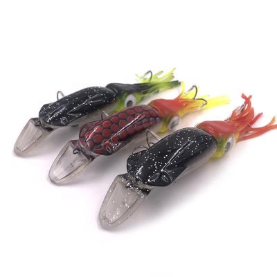 China 90g 140g PVC Plastic Hard Jig Jig Shape Saltwater Tuna Fishing Lure Squid Bait Hook For Fishing for sale