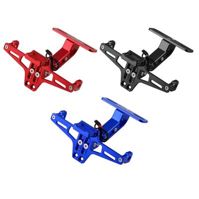 China Universal Aluminum Kit License Plate Holder Mount Motorcycle Shock Absorber Tails Tidy Parts For Motorcycle for sale