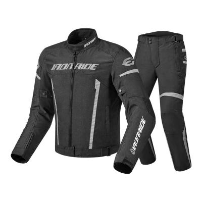 China Breathable Outdoor Waterproof Motor Bike Clothing Moto Cycling Jacket Pants Riding Motorbike Racing Suit for sale